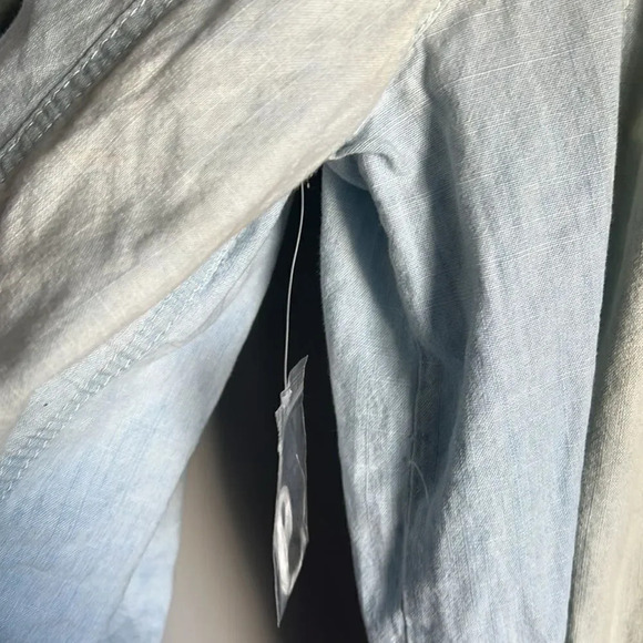 NEW Free People Set Sail Denim Top - Picture 8 of 12